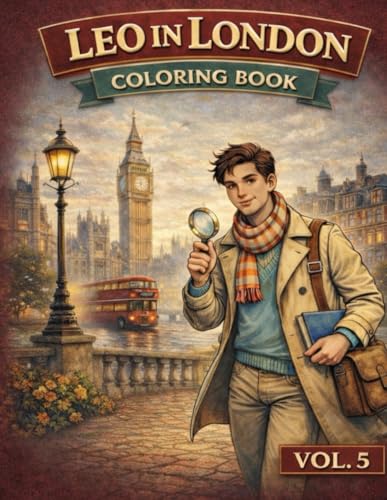 Leo In London: Coloring Book Vol.5 (Leo's Travels)