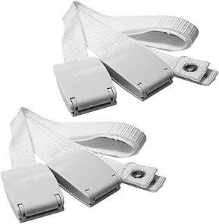 LAPYAPPE 2piezas Correas De Seguridad Para Tv Correa De Fijación Antivuelco Para Muebles Anclaje De Pared Para Color Blanco