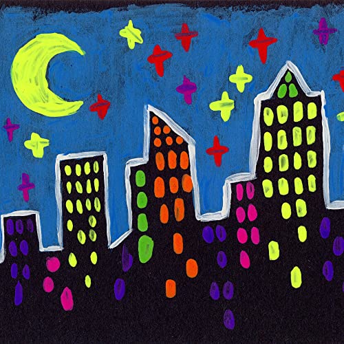 Crayola 10 Count Washable Neon Paint Colors - Image 14 thumbnail