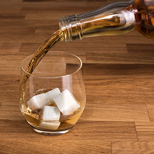 Blumtal whisky stenen, whiskey stone set - set van 12 whiskey stenen speksteen, whisky accessoires, ijsblokjes… - Afbeelding 8