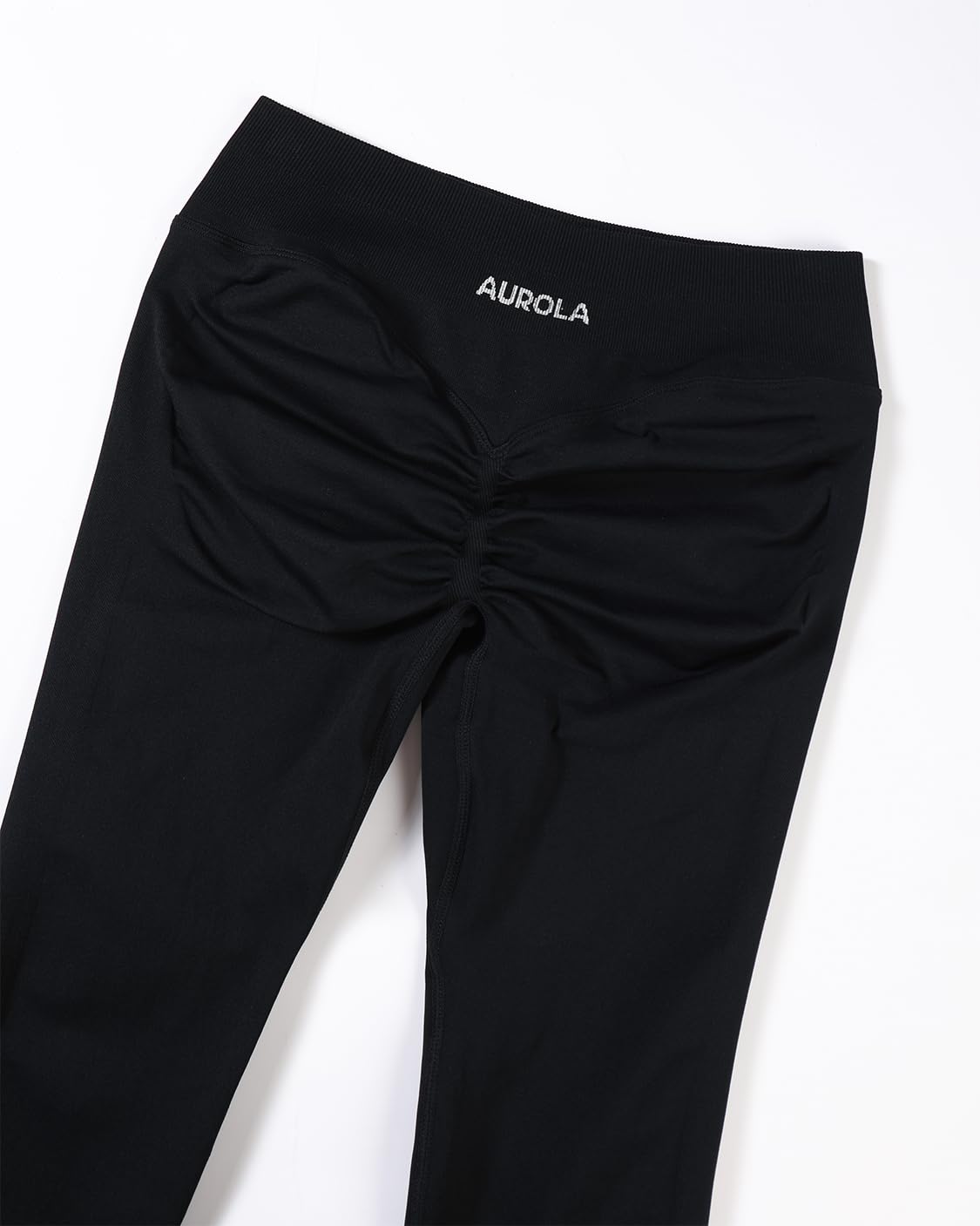 AUROLA Influence Leggings da allenamento da donna, senza cuciture, a compressione, per controllo della pancia, vita media, pantaloni da yoga
