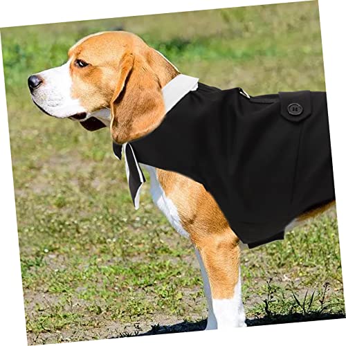 Disfraz formal para perros con pajarita y bandana miniatura 3