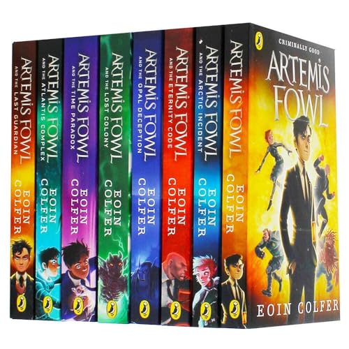 Eoin Colfer Artemis Fowl Series – Complete 8-Book Fantasy Box Set Collection