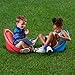 American Plastic Toys Kids Scoop Rocker Chairs for Toddlers & Kids Ages 3 and Up | 2-Pack Green | Made in USA from Safe Plastics | Great for Indoor and Outdoor Activities
