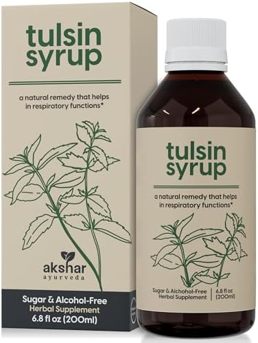 Amazon.com: AKSHAR Ayurveda - Tulsin Syrup, Natural Cough Syrup with ...