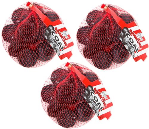 Palmer Milk Chocolate Mesh Coal, Crisp and Crunchy Sweets, Individually Wrapped Christmas Candy Pieces, Making Candy Fun Since 1948 (Pack of 3)