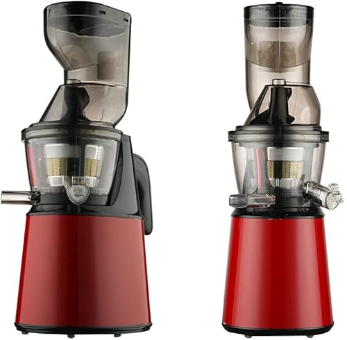 Miniatura 5 de XARONF Exprimidor de prensa en frío fácil de limpiar, exprimidor lento masticante para frutas y verduras, sin BPA (color dorado)