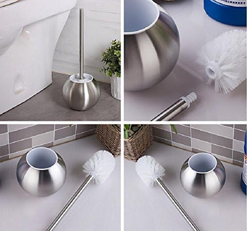 Stainless steel toilet brush holder