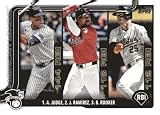 2025 TOPPS #29 AARON JUDGE/BRENT ROOKER/JOSE RAMIREZ CLEVELAND GUARDIANS/NEW YORK YANKEES/OAKLAND ATHLETICS BASEBALL OFFICIAL TRADING CARD OF MLB
