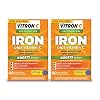 Vitron-C Iron Supplement, Once Daily, High Potency Iron Plus Vitamin C & Iron Supplement & Immune Support