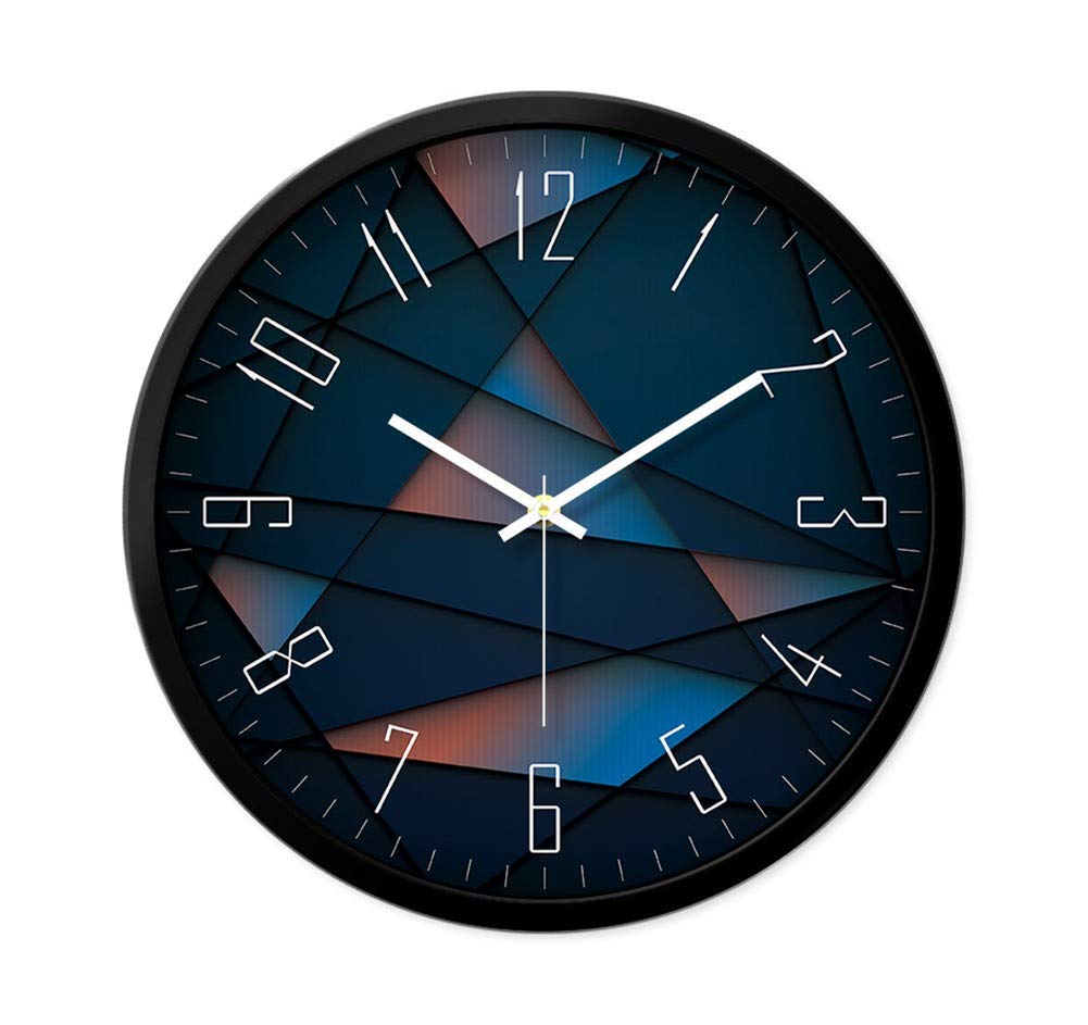 Grande horloge murale moderne montre quartz silencieuse salon chambre
