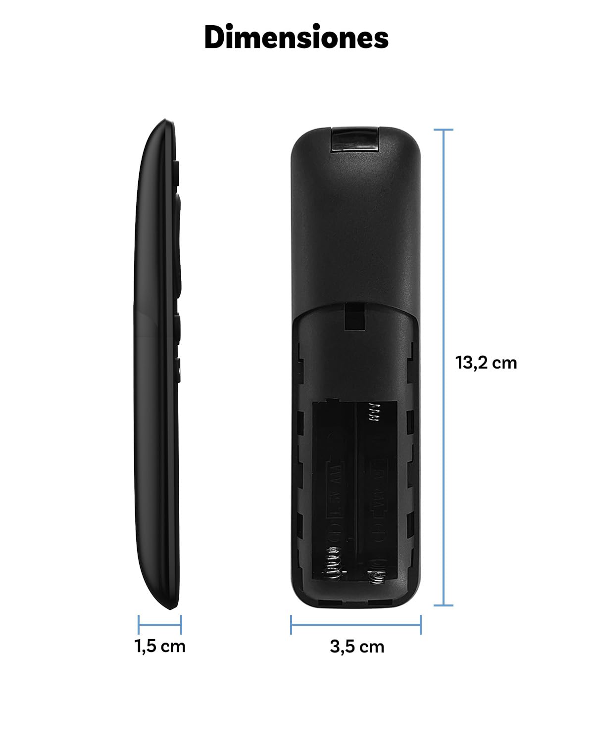Ottocast Mando a distancia inalámbrico para CarPlay AI Box, Bluetooth Air Mouse Handheld Controller compatible con OttoAibox I3, P3, P3 Lite, Play2Video Pro, fácil de conectar y usar