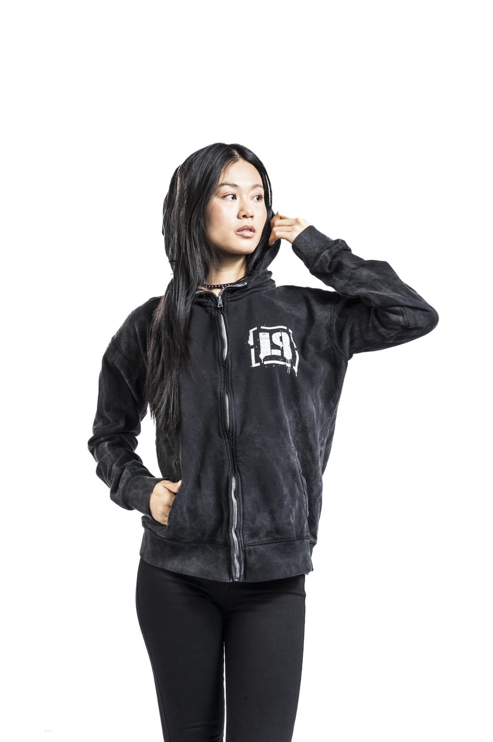 Linkin Park Meteora Spray Frauen Kapuzenjacke schwarz Band-Merch, Bands