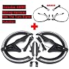 HWH Nouveaux Accessoires de Moto Housses de Rotor de Disque de Frein avec Une Bague Jaune L.E.D pour Ho.DA GL1800 Goldwing 1800 2020 2019 2018 Durable (Color : D)