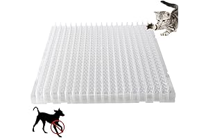 10 Pcs Cat Spike Mat Cat Deterrent Mat Keep Cats Off Counter...