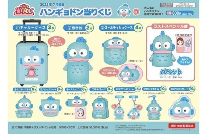 サンリオ当りくじハンギョドン1ロット