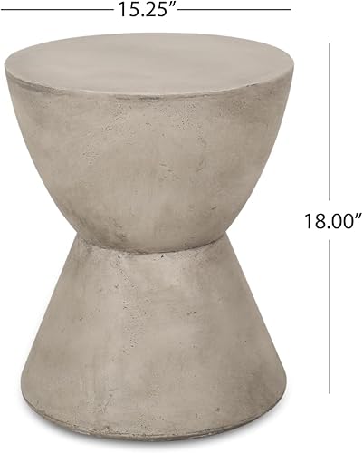 Miniatura 3 de Christopher Knight Home 313408 Mesa auxiliar, gris claro