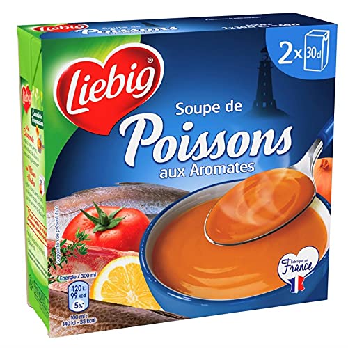 LIEBIG - Soupe De Poissons Aux Aromates 600Ml - le Lot De 4