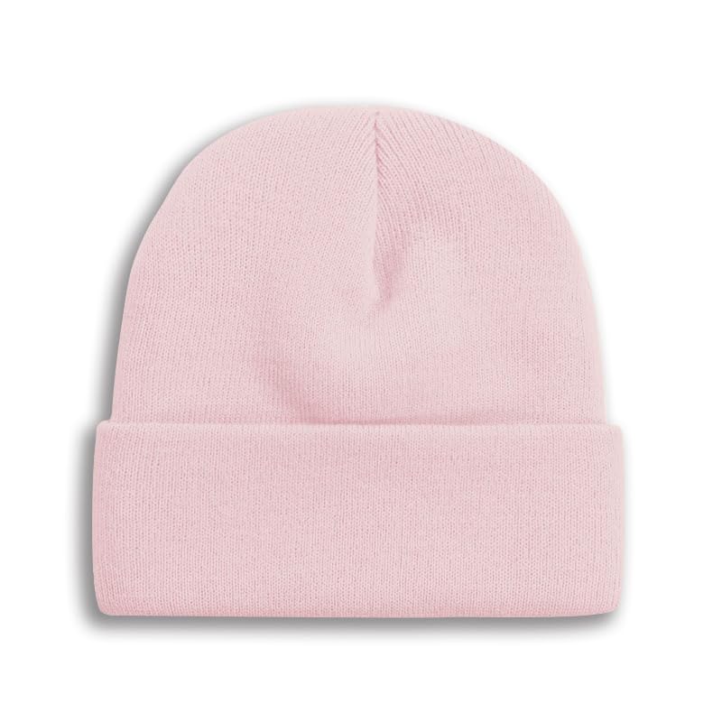 Image of Rosoz Unisex Beanie Winter Knitted Skull Cuffed Soft Warm Hat for Men /Women Slouchy Ski Watch Cap