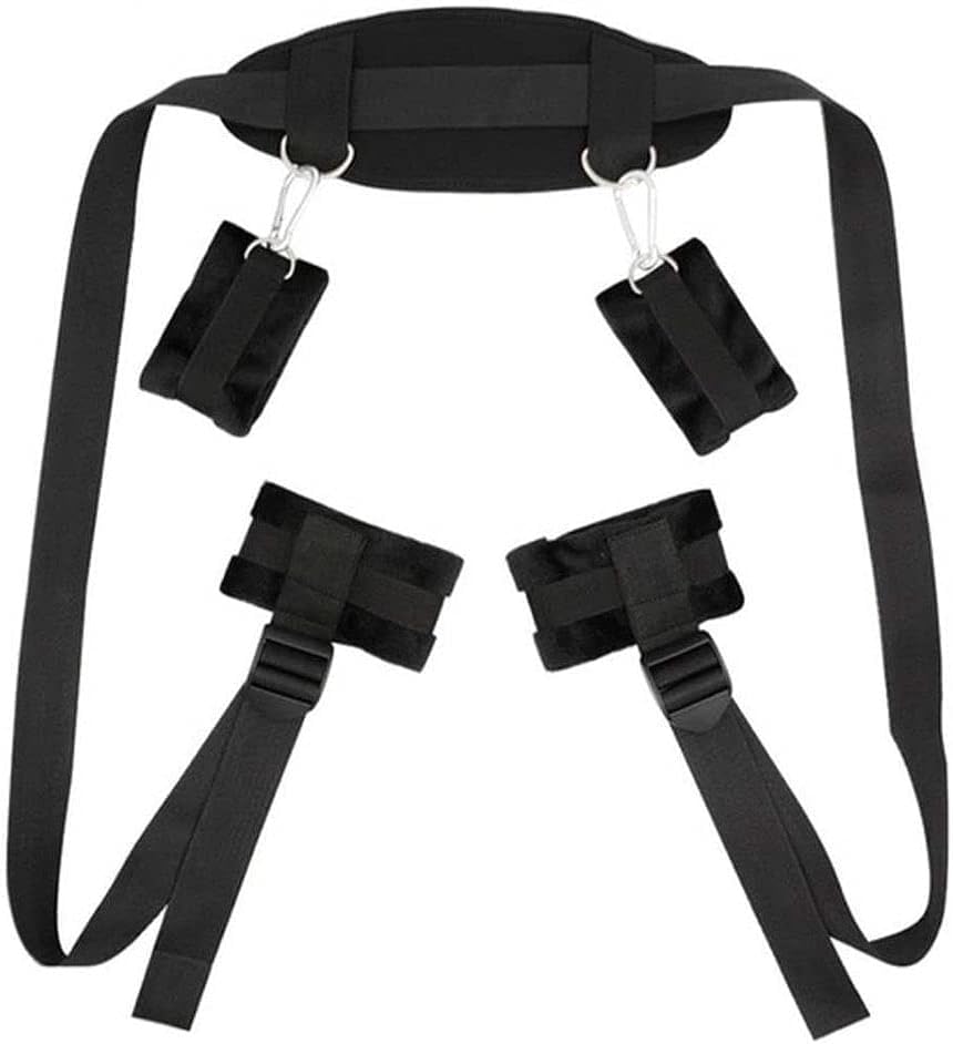 QiKKago Schwarze HäNde Und Beine Nylon Komfort Set FüR HäNde Und Beine Krafttraining, Paar Geschenk-H4