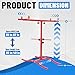 Gelacie Universal Spray Paint Stand Adjustable Up to 21 LBS T-Bar Rack Suitable for Bumpers, Guards, Fenders, Spoilers Auto Body Repair Tool Panel Steel Powder Coated Red