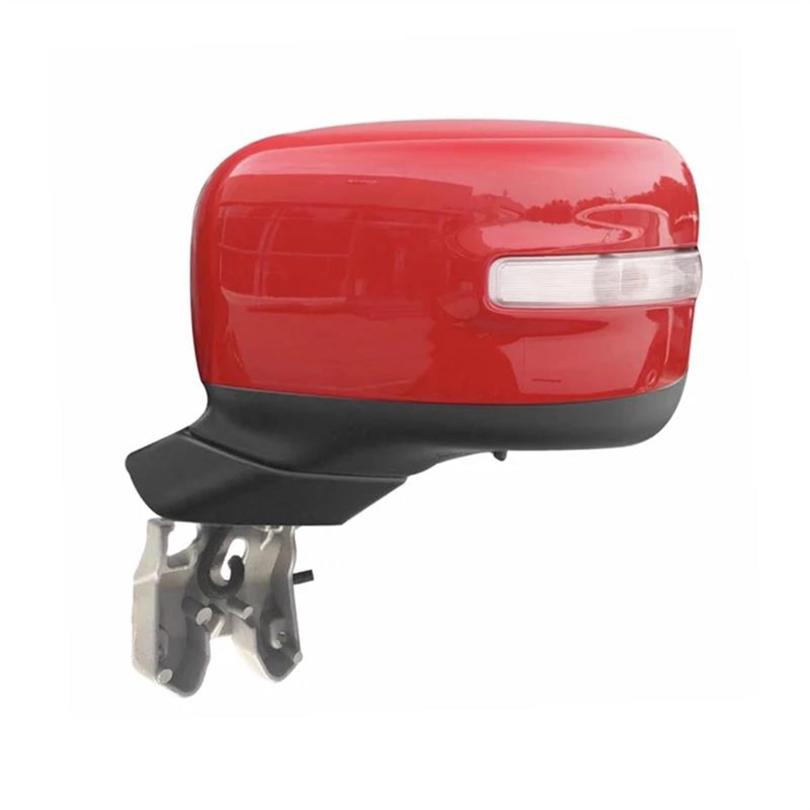 DZSJUNCHENSM Full Door Wing Mirror Auto Rear View Mirror Assy For Jeep For Renegade 2016-2021 Car Side Rearview Mirror Assembly(Red,Left)
