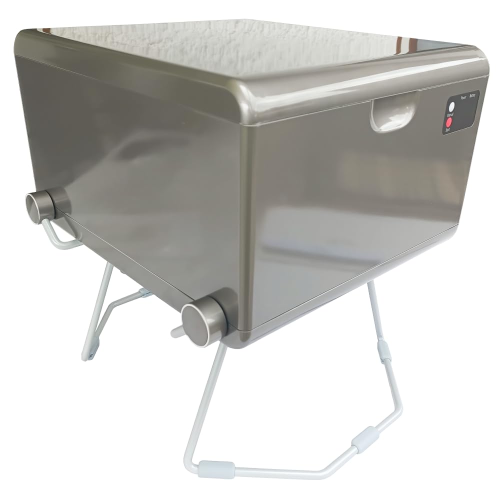 Toilettes Camping LooSeal EVO - Système Soudure Hygiénique - Batterie 57Wh - 7,7kg - Blanc - Autonome