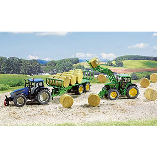 siku 2891, Rundballenanhänger, 1:32, Metall/Kunststoff, Grün, Inkl. 15 Rundballen, Kompatibel mit siku-Standard-Heckkupplung – Bild 7