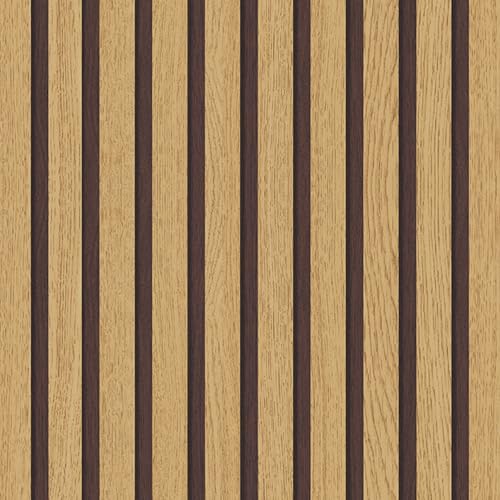 AMIGO Selbstklebende Tapete Holzoptik Wandpapier 44x300cm Holz Wandaufkleber Vintage Dekorative Aufkleber für Möbel Wandtür Wasserdicht