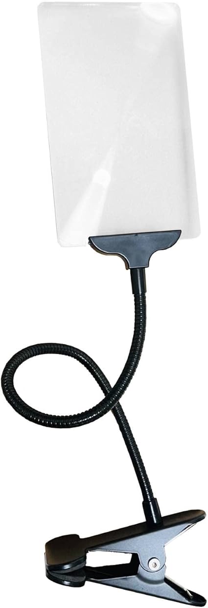 Amazon Co Jp Ririo スタンドルーペ 拡大鏡 5倍 四角形 クリップ式 拡大ルーペ 読書用 ルーペ スタンド レンズ 虫眼鏡 ルーペ 高倍率 360 角度調整可能 読書 新聞 手芸 彫刻 プレゼント 父の日 母の日 文房具 オフィス用品