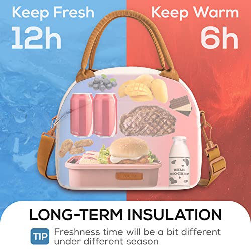 Tourit TR2105013AN022-FUS Womens Lunch Bag Insulated Lunch Box Cute Lunch Bags thumb #2