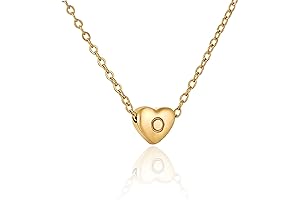 18k Gold Initial Letter Necklace