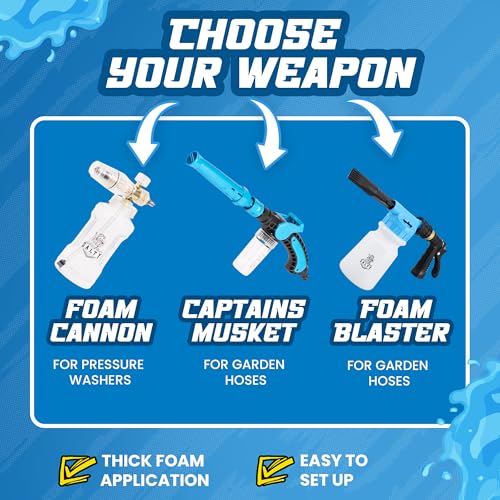 Salty Captain Ultimate 15-Piece Car Cleaning Kit – Car Wash Kit with 15L Bucket, Hand Mitt Towels, Brushes & 4x Cleaning Fluids – Includes Foam Blaster Gun – Premium Quality & Easy to Use - Image 8