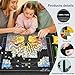 Napzy Puzzle Mat-Jigsaw Puzzles Matt Roll Up to 3000pcs Roll-up Puzzled Board Puzzling Organizers and Storage with 8PCS Jigsaws Sorting Trays, Drawstring Storages Bag Jigsawn Keeper Saver