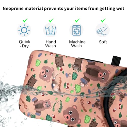 Image of Neoprene Phone Sleeve Pouch Case Bag for Men Women w /Crossbody Strap /Neck Lanyard for iPhone 17 /16 /15 /14 Pro Max, Samsung S25，Pixel 10