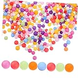 CLISPEED Bunte Mini Styroporkugeln Packung Leichte Robuste Bastelperlen für DIY Handwerk Schleimdekoration Recycelbar Farbenfrohe Bastelmaterialien für Erwachsene