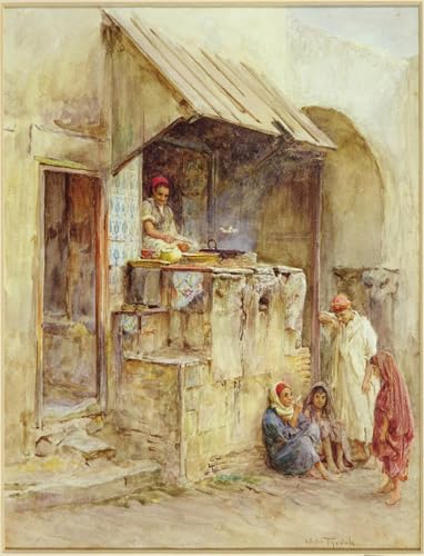 Cuadro moderno para la decoracion de la sala de estar con pintura de Kairouan 60x90cm