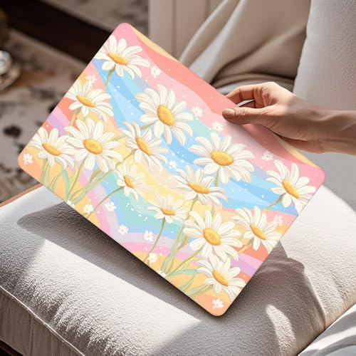 Image of Mektron Case for 2025 MacBook Air 13-inch M4 Laptop A3240 with 13.6-inch Liquid Retina Display,Compatible with 2024 2022 M3 /M2 MacBook Air 13 inch Hard Shell Cover,Fit Model A3113 A2681,Colorful Daisy
