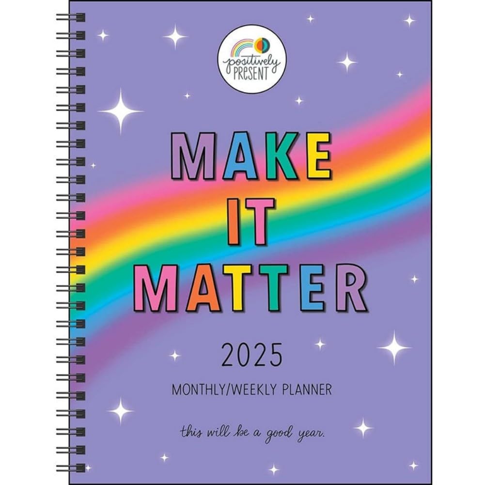 Calendario 2025 Make It Matter – Agenda semanal y mensual sin fecha para establecer objetivos, gestión del tiempo, productividad – Diario premium para profesionales, estudiantes y empresarios (3
