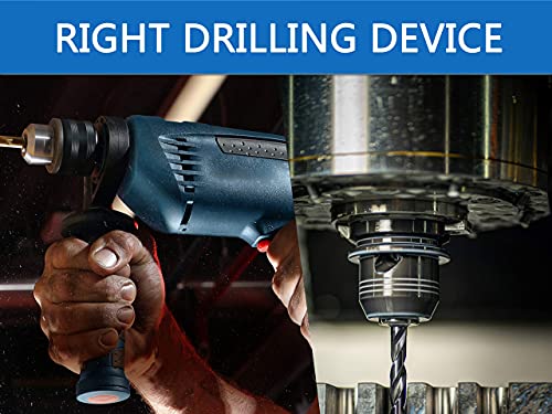 Delitongude 5/32 Inch Hss M35 Cobalt Twist Drill Bits,High Speed Steel,Pack Of 10,Suitable For Hard Metals, Stainless Steel, Cast Iron And Other Hard Material(5/32Inch) #TOP5