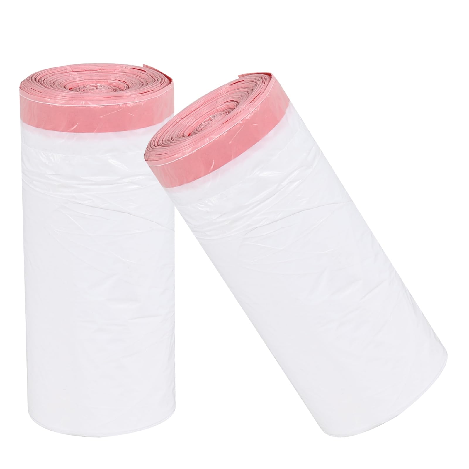 Sac poubelle 50 litres avec cordon de serrage blanc en lot de 120 pour la maison