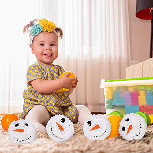 20 Pieces Plush Snowball For Kids Indoor Outdoor Stuffed Snowballs Snowman Toys Snowball Fun Set For Snow Games Decorations (Vivid Series) #TOP5