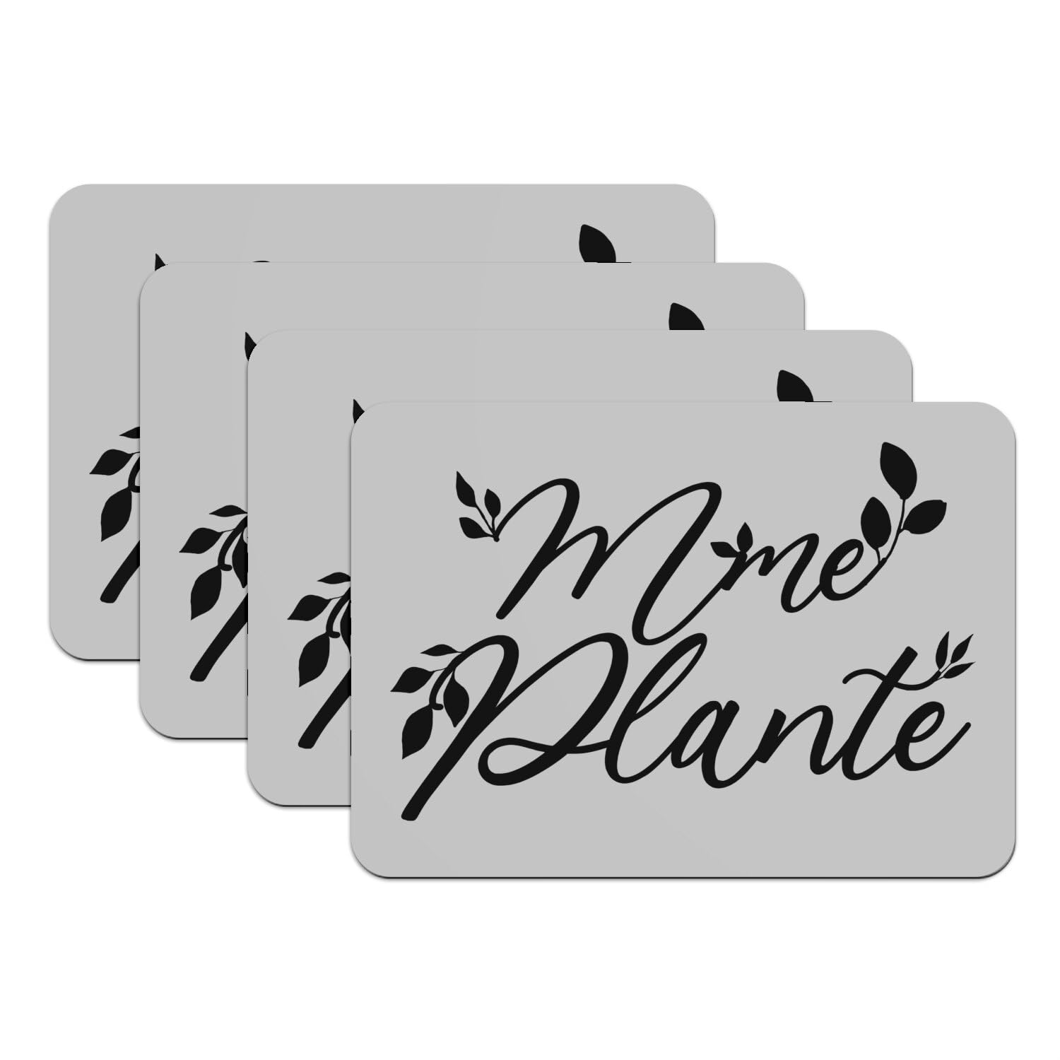 Sets de table gris antidérapants grand format pour jardinage