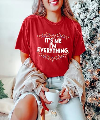 Christmas Couples Shirts His and Her Matching Xmas Outfits Sets Funny Christmas Family Pajamas Short Sleeve Tees Top3