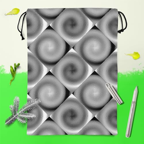 Image of ArtzFolio Spiral Movement | Reusable Sack Bag | Bag for Gym, Storage, Vegetable & Travel