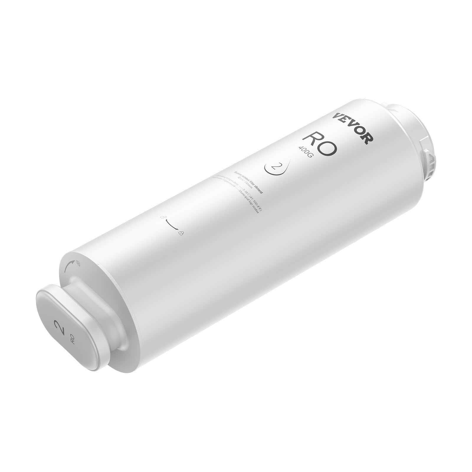VEVOR Sistema de Ósmosis Inversa, 9 Etapas de 400 GPD, Cartucho de Filtro RO por 24 Meses, Reduce el Plomo, el Cloro y el Óxido, Compatible con el Filtro de Agua Fregadero SS-002, Φ 100 x 341 mm