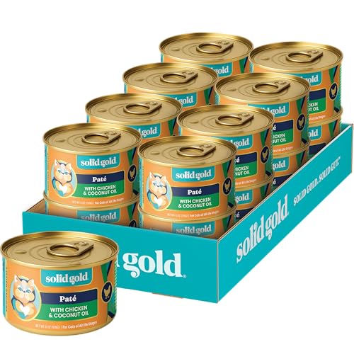 Image of Solid Gold Tropical Blendz Wet Cat Food - Chicken Pate in Coconut Oil - Canned Cat Food, 16 Pack