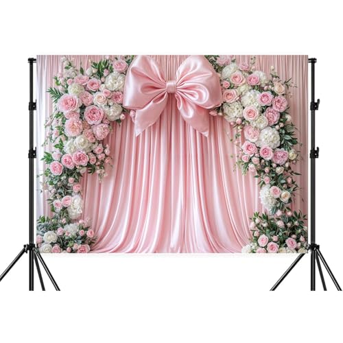 Fondo Fotográfico Rosa Moño 10x8 ft miniatura 2