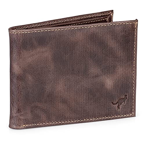 Carteira Masculina Luxo Couro Legítimo Com Porta Moedas/cnh (Marrón Oscuro)