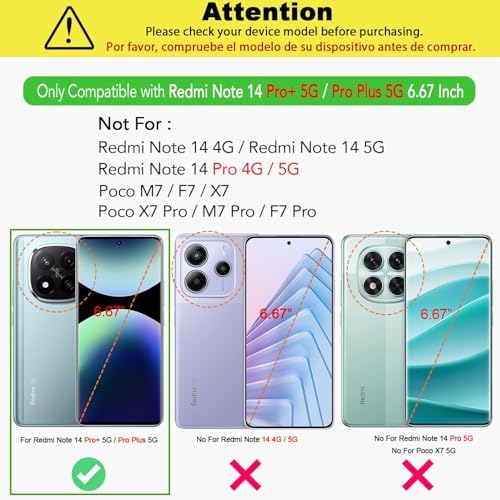 Image of REALCASE Silicone Redmi Note 14 Pro Plus 5G Back Cover Case, Scratch Resistant Protective Crystal Clear Transparent Shock Proof Bumper Back Cover Case for Redmi Note 14 Pro Plus 5G